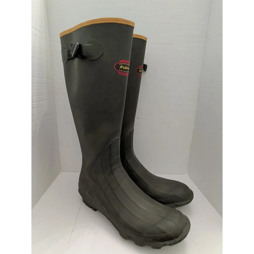 LaCrosse Grange Scent Free Rubber Boots Men 12 Hunting Utility Muck Chore Barn
